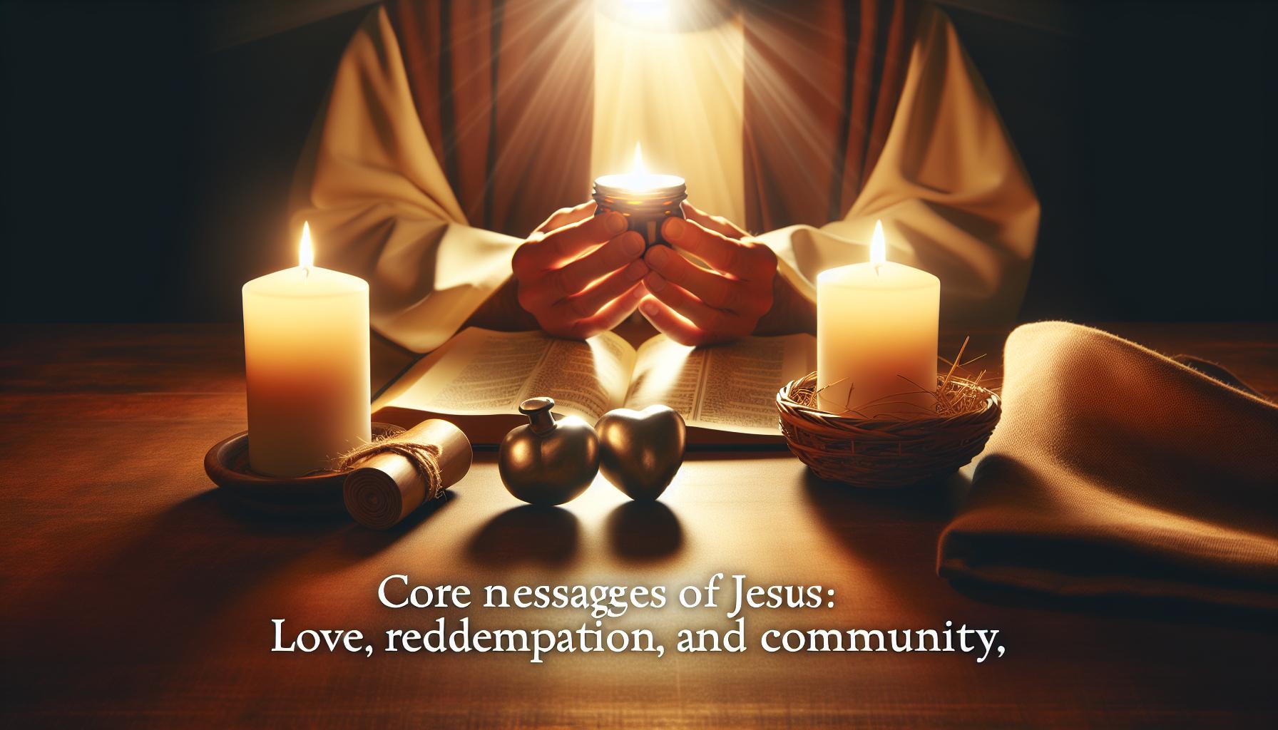 How Did Jesus Establish the Church Through His Preaching: Foundation 4 Core Messages of Jesus: Love, Redemption, and Community