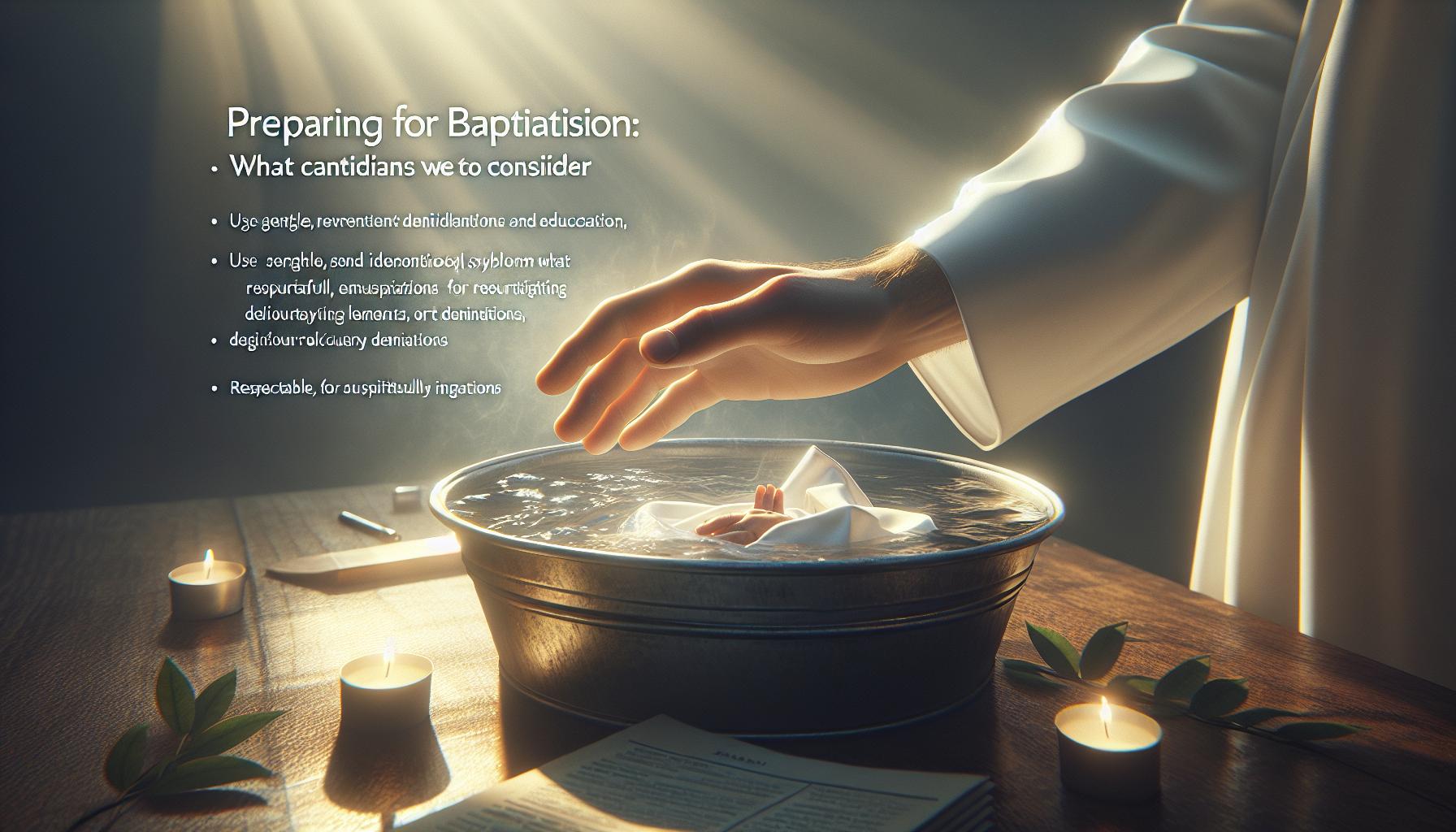 What Do Pastors Ask Before Baptism? Preparation Questions Explained 5 Preparing for Baptism: What Candidates Should Consider