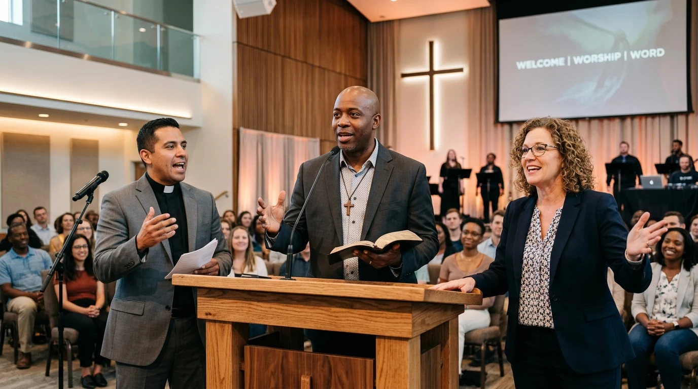 Types of Preaching Styles: Expository to Topical | Brookside Church 2 Different Types of Preaching Styles (AI Generated Image)