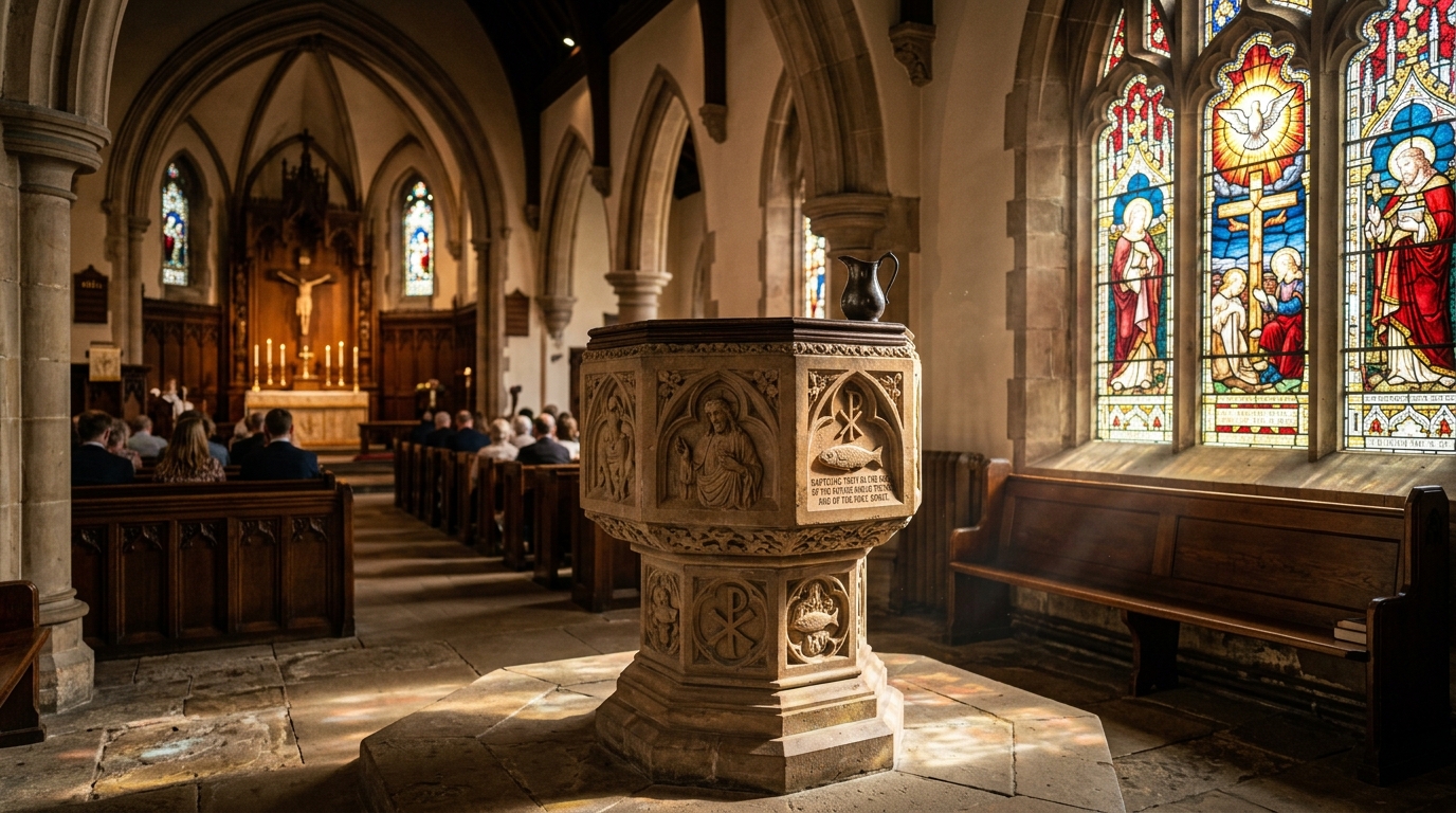 Lutheran Baptism: Theology & Practice | Brookside Church 2 wp media brooksidechurch net b35fccee (AI Generated Image)