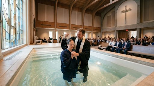 Adult Baptism Ceremony Outline: Step-by-Step Liturgy | Brookside Church 1 wp media brooksidechurch net fd875743 (AI Generated Image)